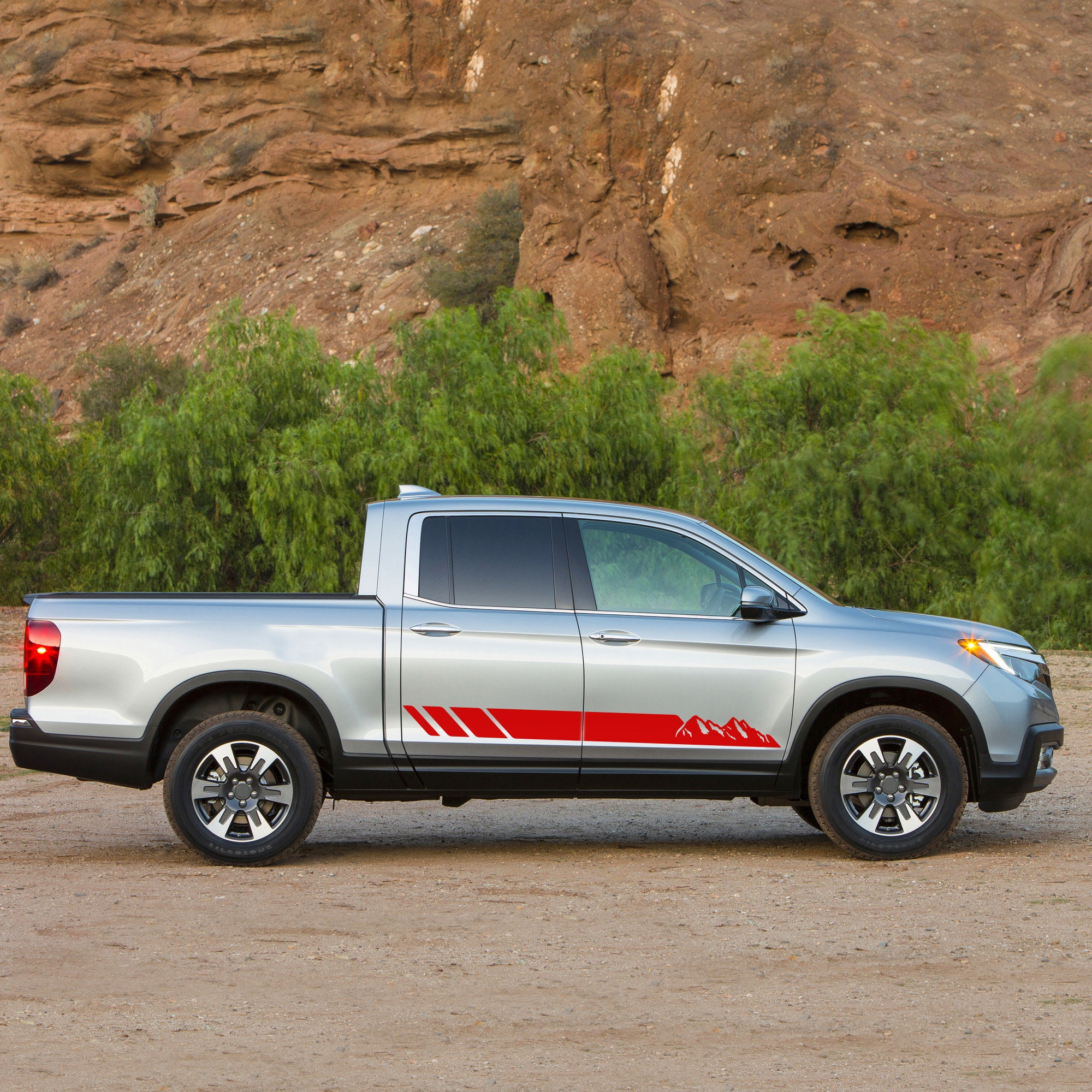 Set of Stripes Decal Sticker Compatible With Honda Ridgeline 2022 RTL-E ...