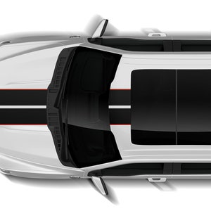 Full Body Stripes with pinstripes Graphic Decal Sticker Compatible with Ford F150 2021 - Present