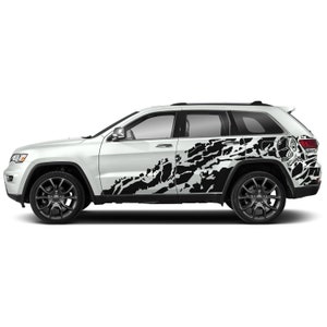 Ironman Decals Compatible with Jeep Grand Cherokee 2011 - 2023 - Present  Vinyl Wrap Sticker Decal Vinyl