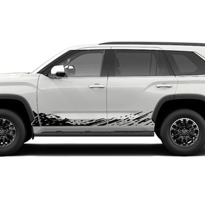 Niedrigere Schlamm Spritzen Design Aufkleber Kompatibel mit Toyota Sequoia 2008 - 2023
