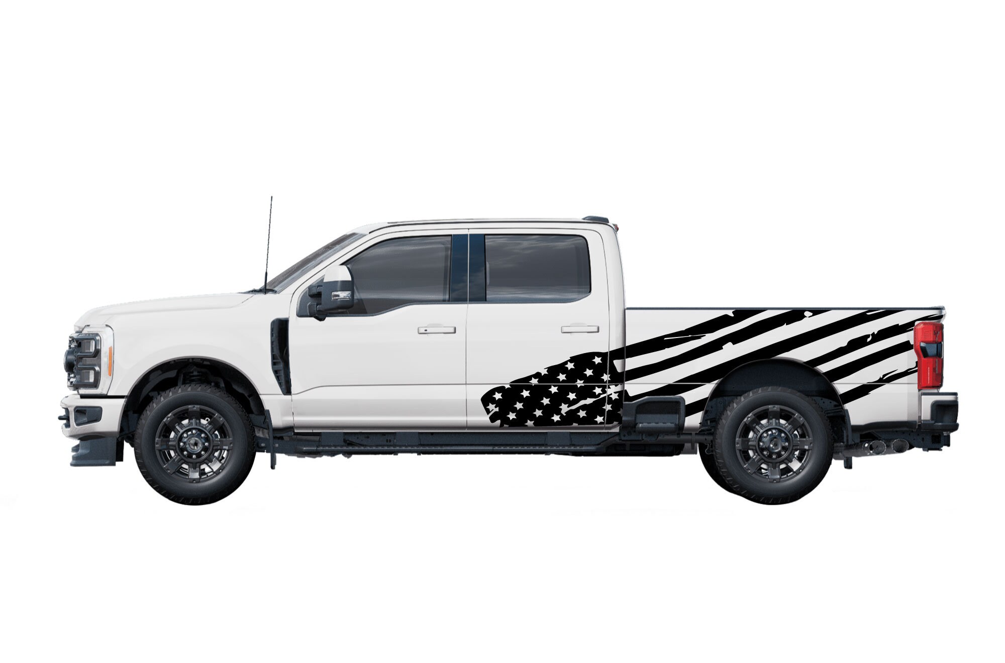 OEM Ford F-250 Super Duty Tremor Bed Side Decals – 2020-2021, Factory Multi-Color
