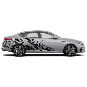 Nightmare Sticker Compatible with KIA Optima DL3 K5 2020 2021 2022 Modern Off Road Side Doors Sport Splash Decal Vinyl