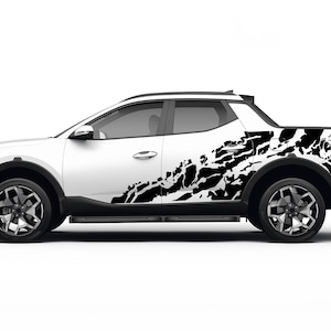 Nightmare Skull decals stickers vinyl graphic design compatible with Hyundai Santa Cruz 2022 - Present