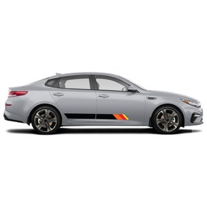Set Of Sport Stripes Decal Sticker Compatible with KIA Optima DL3 K5 2020 2021 2022 Side Door Wrap