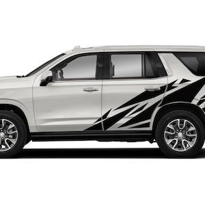 Pattern graphics stickers decals compatible with Chevrolet Tahoe 2021 - 2023