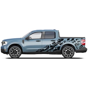Bed nightmare graphics stickers decals compatible with Ford Maverick 2022 - Present