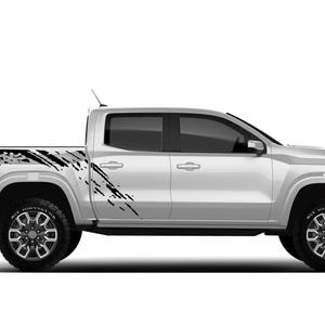 Side Bed Mud Splash Graphics Vinyl Decal Sticker Compatible with Chevrolet Colorado 2015 - Present