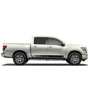 Side Door Sport Stripe Graphics Decals Stickers Vinyl compatible with Nissan Titan