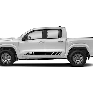 Mountain Stripes Graphic Designs Decals Stickers Vinyl compatible with Nissan Frontier 2005 - Present