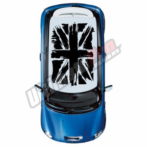 Front Hood Decal United Kingdom Sticker Compatible with Mini Cooper 2006 - 2020 Vent Scoop vinyl UK England