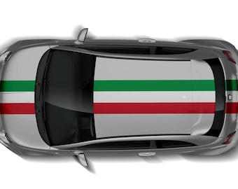 Stickers Fiat 500 Abarth – Bandes Martini Racing Le Mans – Adhésifs ARLON