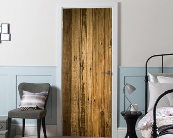 Old door restoration - playroom or guest room Vinyl wood Design Modern Home Bedroom Door Decal Sticker vinyl olive tree customize