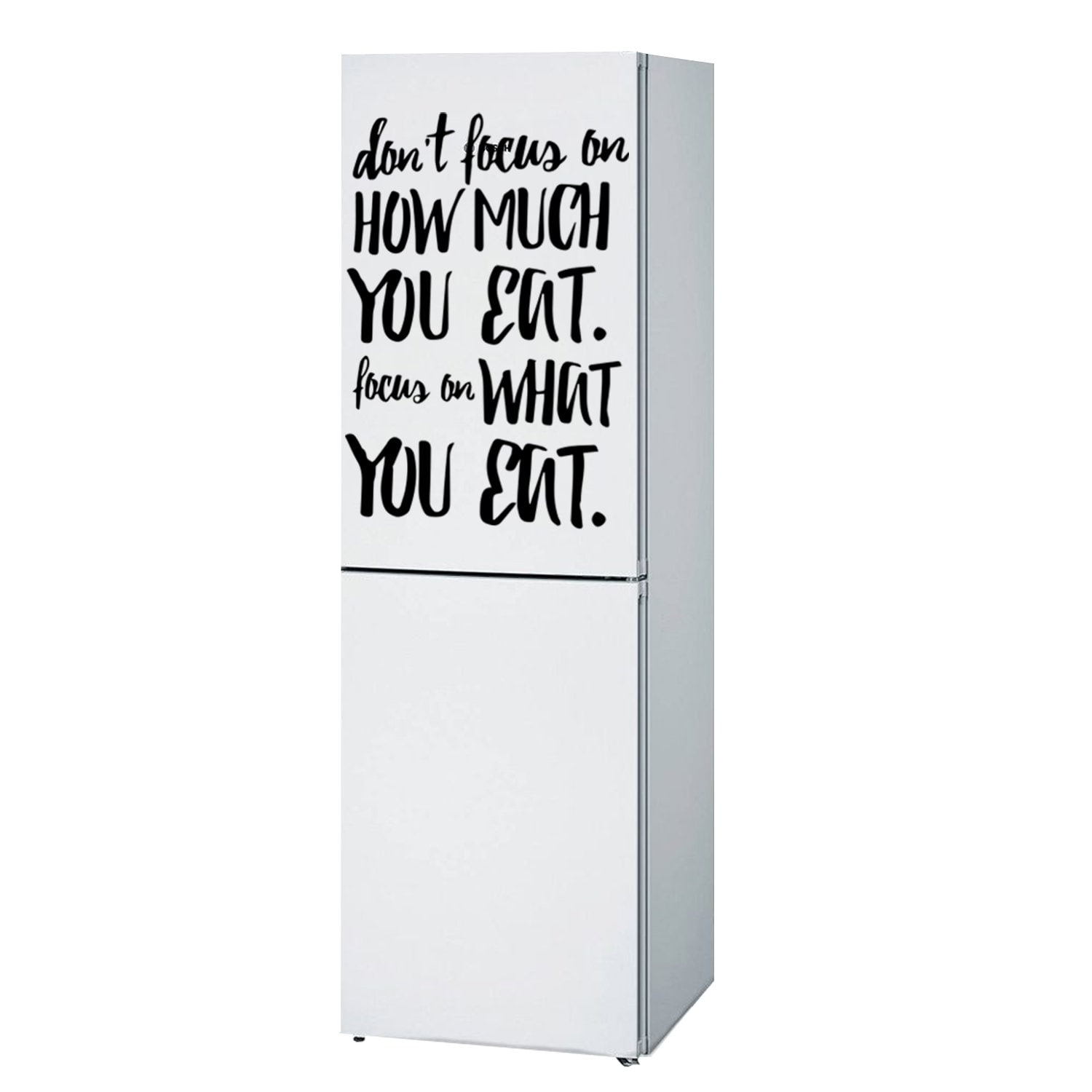 Fridge Vinyl Sticker Design Eat Quote decor customize Etsy