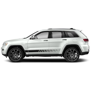 Sport Side Stripes Decal Sticker Compatible with Jeep Grand Cherokee WK2 2011 - 2021 Racing Sport Suv WK