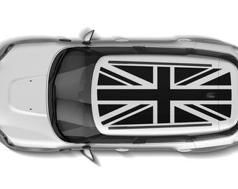 Roof UK flag graphic designs decals stickers vinyl kit Compatible with Mini Countryman 2017 - Present
