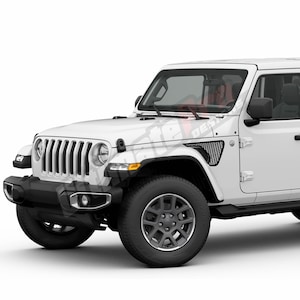 Fender Sticker Side Scoop Sport Decal Compatible with Jeep Gladiator JT 2019 2020 Rubicon Overland Modern Off Road 4x4 vinyl
