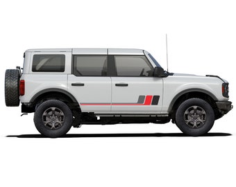 ステッカー デカール フォード ブロンコ SUV 2020 2021 レーシングドア