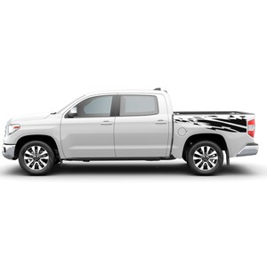 Bed Decal Sticker Compatible with Toyota Tundra Crewmax Sport Side Vinyl 2019 - 2021 SR5