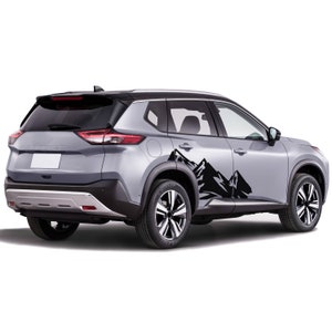 Decal Sticker Mountains Compatible with Nissan Rogue 2020 2021 Left Right Fender Vinyl SUV Crossover T33