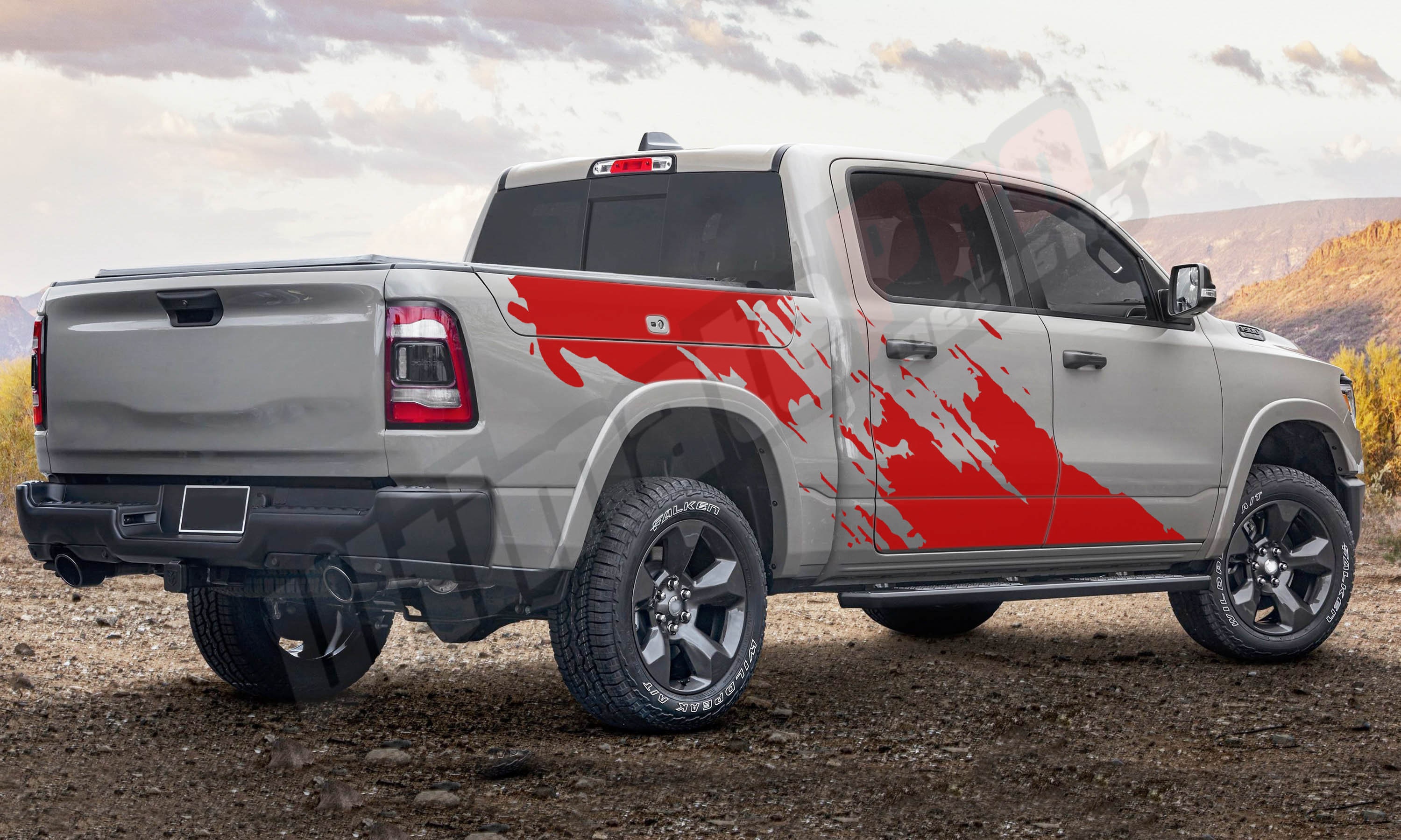 Splash Sport Decal Sticker Compatible With Dodge Ram Crew Cab Side Door ...