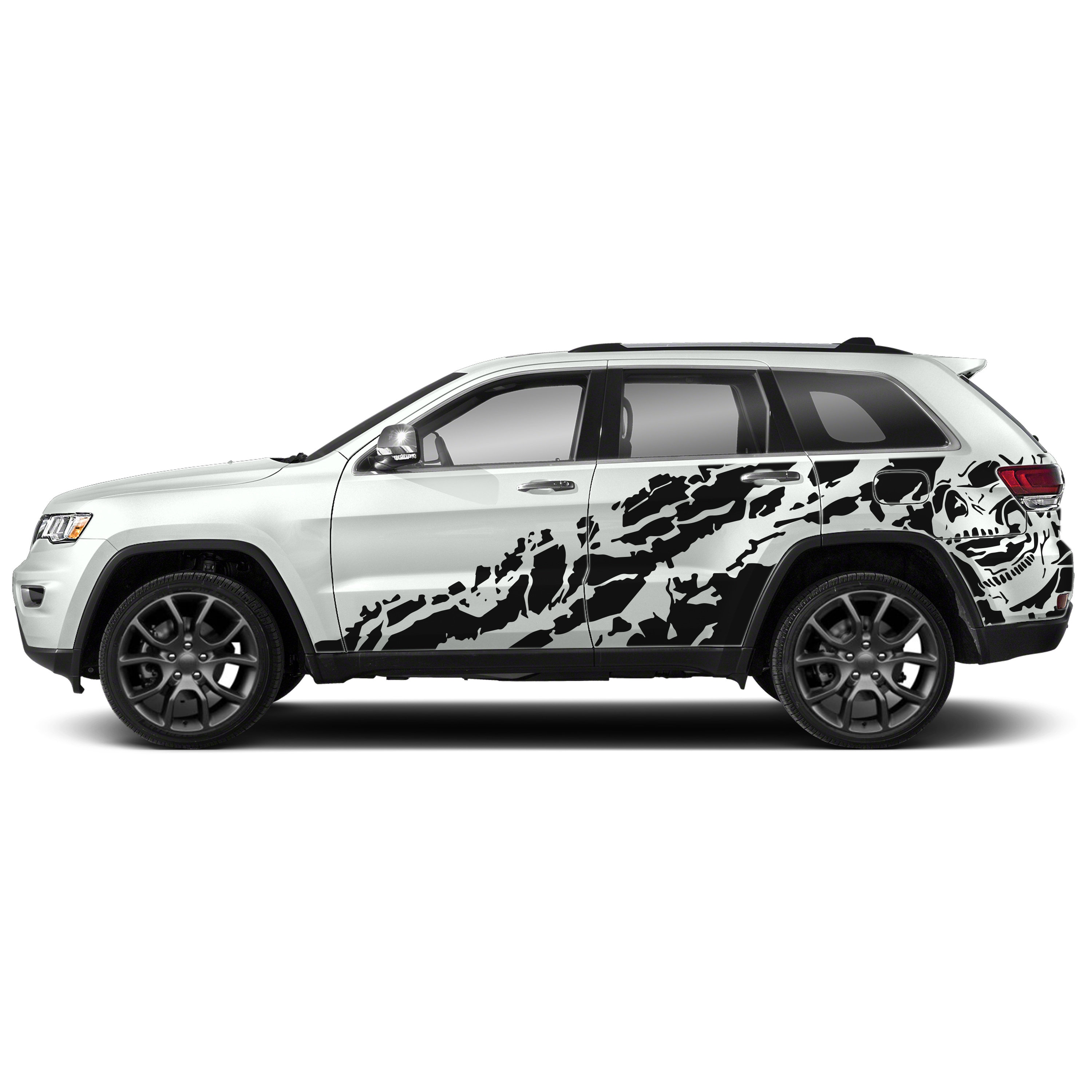 Scull Decals Compatible With Jeep Grand Cherokee WK WK2 2015 Etsy