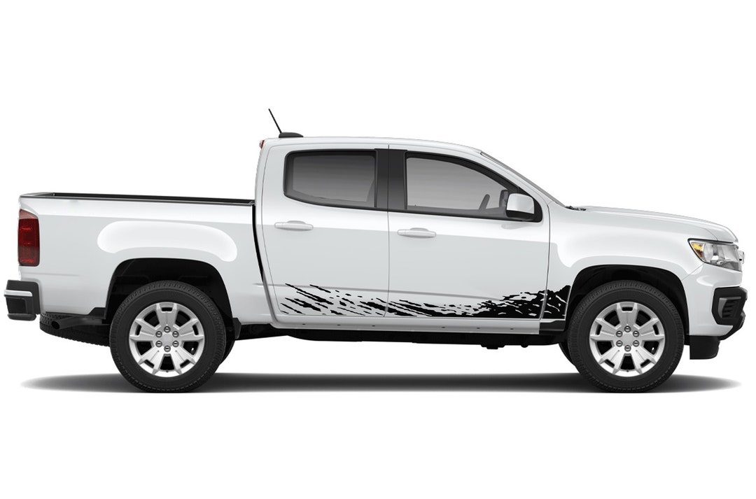 2x Stickers Sport Decal Vinyl Side Doors Mud Splash Graphics Compatible ...