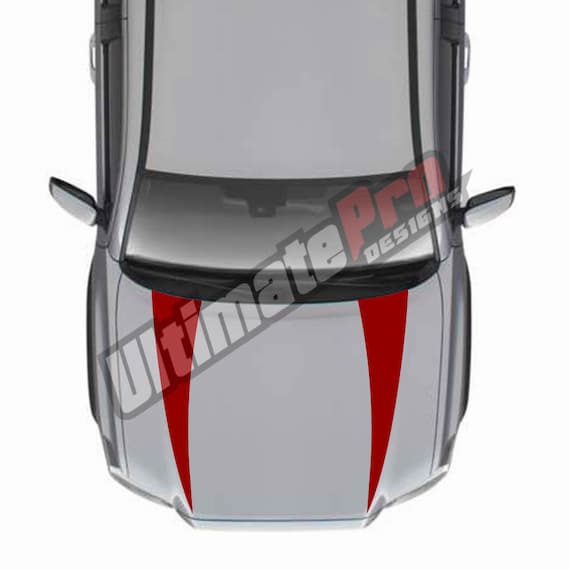 Topographic Blackout Hood Vinyl Decal Fits Toyota Tacoma