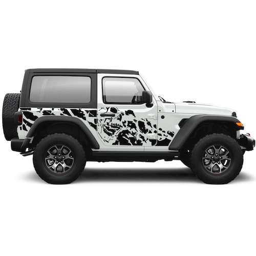 Nightmare Side Graphics Decals Compatible With Jeep Wrangler - Etsy