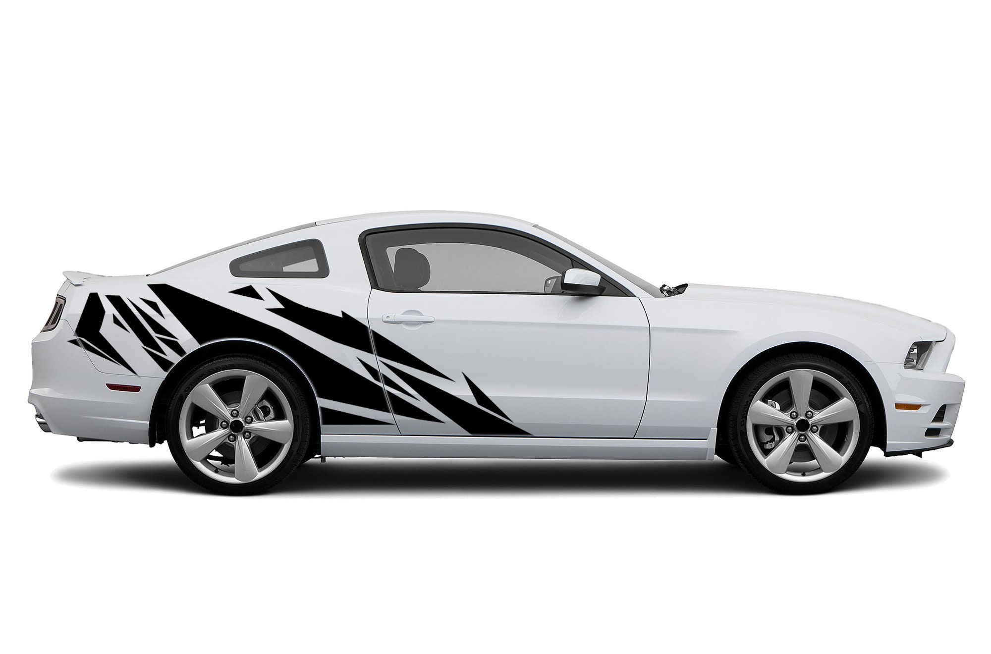 2x Door Pattern Shapes Decal Sticker Graphic Design Wrap Decal Sticker ...