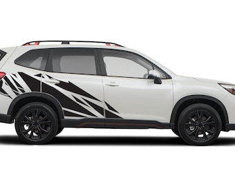 Side Pattern Shapes Graphics Decals Stickers Vinyl compatible with Subaru Forester