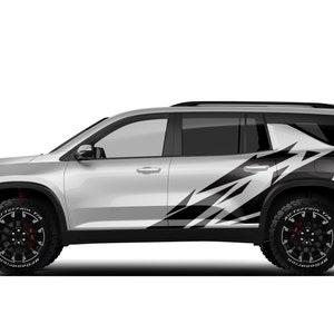 Pattern Shapes Decal Sticker Graphic Design Compatible with Chevrolet Traverse 2018 - 2023, 2024 - Present