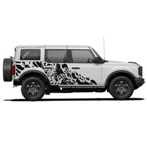 Nightmare Horse Sticker Compatible with Ford Bronco Horse SUV 2021 Modern Off Road Side Doors Sport Splash Decal Vinyl