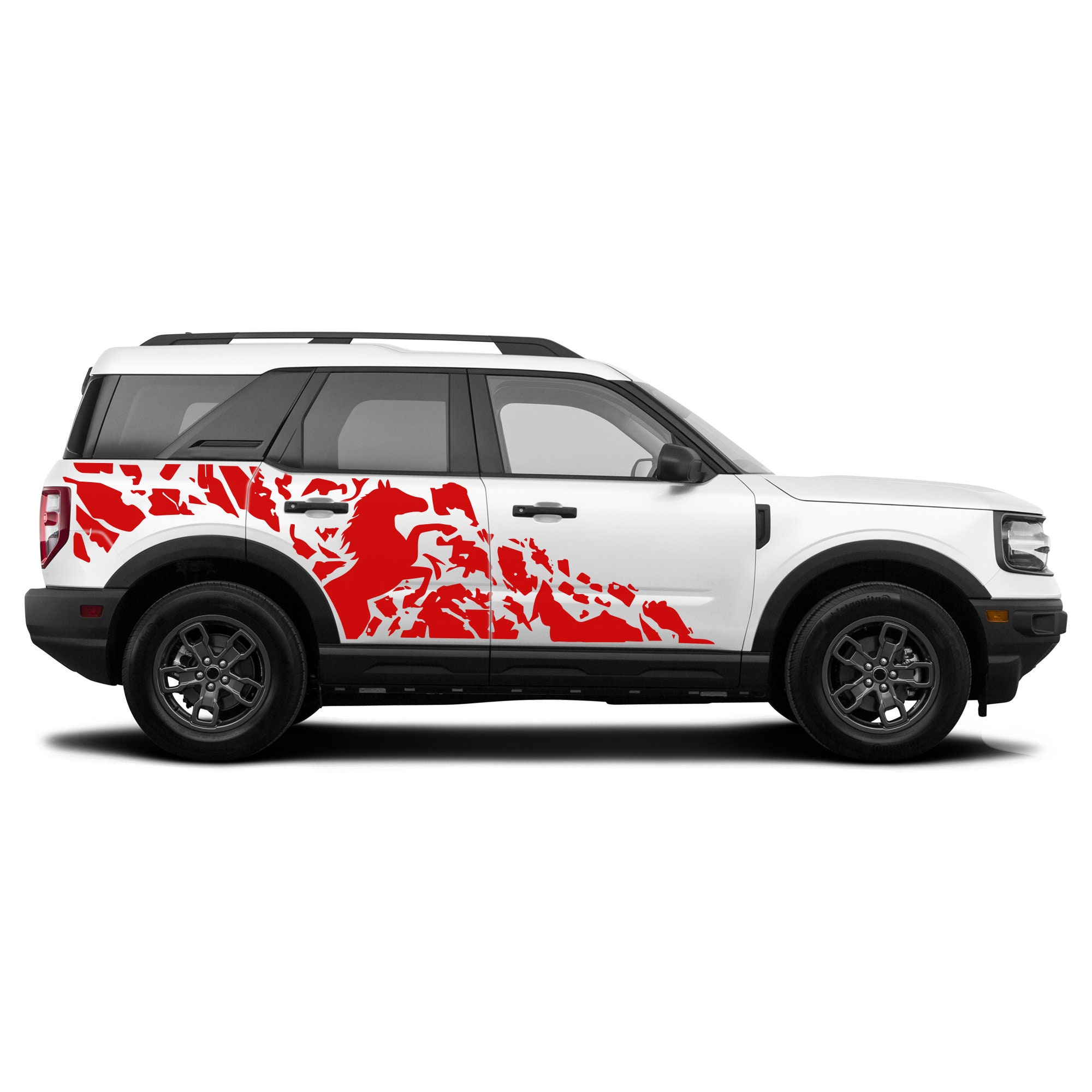 Nightmare Horse Sticker Compatible With Ford Bronco Horse Sport
