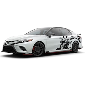 Nightmare Sticker Compatible with Toyota Camry LE 2018 2019 2020 2021 Modern Off Road Side Doors Sport Splash Decal Vinyl