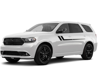 Pair of Sport Stripes Compatible with Dodge Durango 2015 2016 2017 2018 2019 2020 2021 Decal Sticker Vinyl Fender Mirror Side Door Hockey