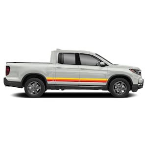 Strisce adesive colorate per porte laterali compatibili con Honda Ridgeline 2022 RTL-E Tune Sport Stripe Sticker