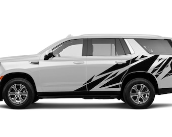 Sidomönster, former, grafik, vinylklistermärken, dekaler, kompatibla med GMC Yukon