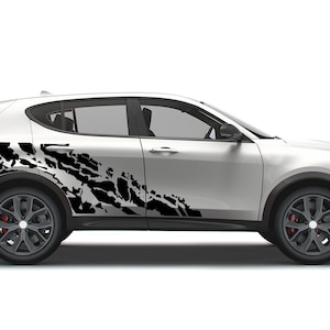 Side Door Nightmare Skull Design Decal Sticker Compatible with Dodge Hornet 2023 - Present