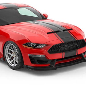 Set Of Full Body Stripes Decal Compatible with Ford Mustang Hood Wrap Decal Sticker Vinyl Sport 2015 2016 2017 2018 2018 2019 2020 Tune