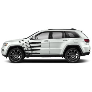American Decal Sticker Sport Compatible with Jeep Grand Cherokee WK2 2011 - 2021 Vin