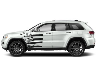 American Decal Sticker Sport Compatible with Jeep Grand Cherokee WK2 2011 - 2021 Vin