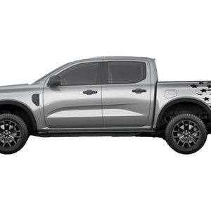 Naklejka z motywem graficznym flagi USA kompatybilna z Ford Ranger 4x4 Crew Cab 2024 - Obecnie