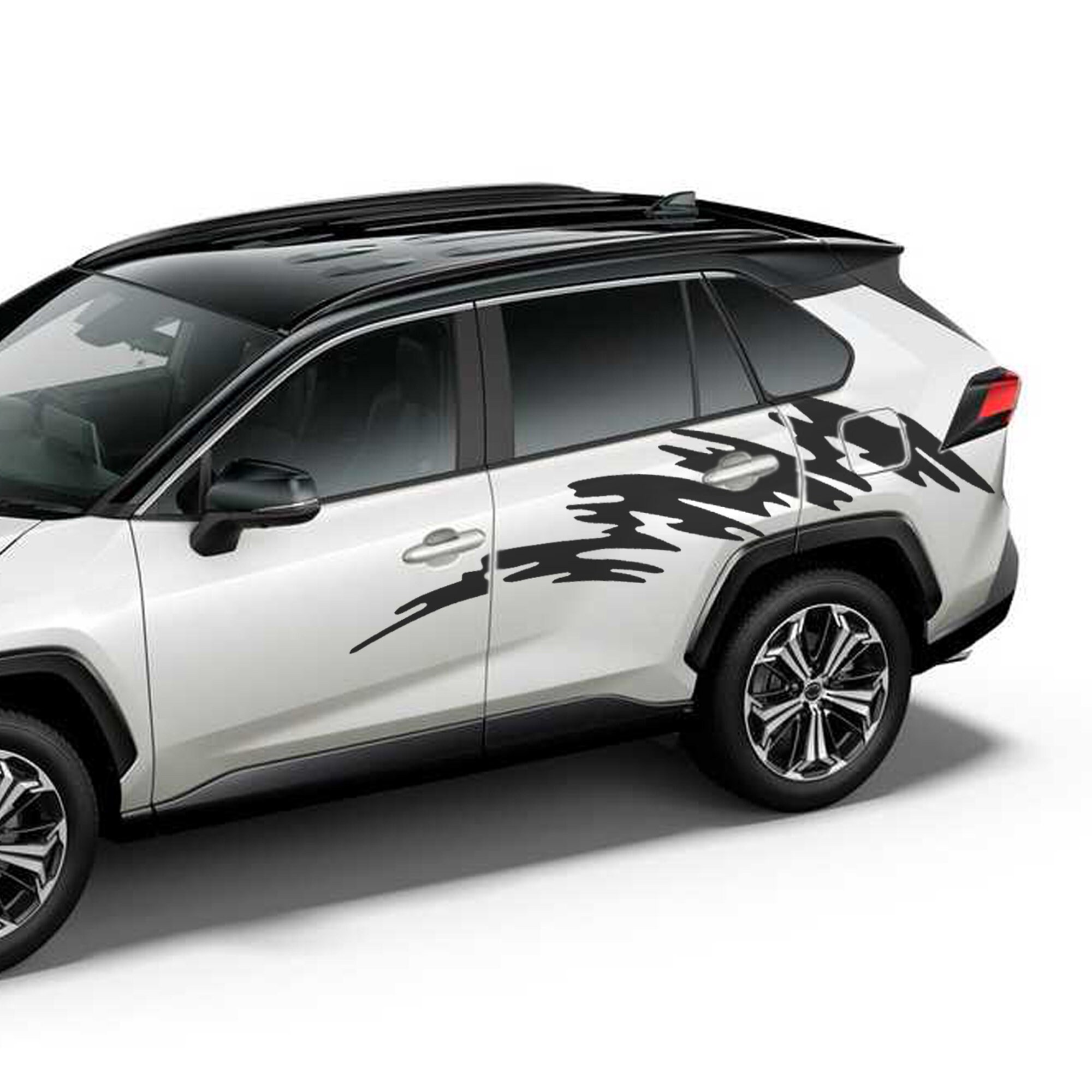 ペイントスプラッシュスポーツデカールビニールトヨタRAV4 2019 2020 