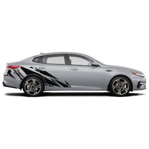 2x Pattern Decal Compatible with KIA Optima DL3 K5 2020 2021 2022 Door Wrap Decal Sticker Vinyl Sport