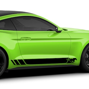 Horse Stripe Decal Sticker Compatible with Ford Mustang Side Door Sport 2005 - Present Stripes