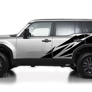 Pattern Shapes Design Decal Sticker Compatible with Toyota Land Cruiser 2023 - Present