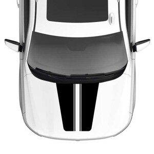 Hood double lines graphics stickers decals compatible with Chevrolet Tahoe 2021 - 2023