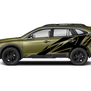 2x Pattern Decal Compatible with Subaru Outback Door Wrap Decal Sticker Vinyl Sport 2015 2016 2017 2018 2018 2019 2020 Tune Vinyl