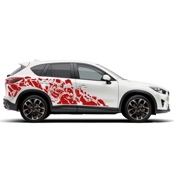 MAZDA CX-5 ディーラー限定　スケッチフォトスタンド Nightmare Graphics Decals Stickers Vinyl Stripes Compatible
