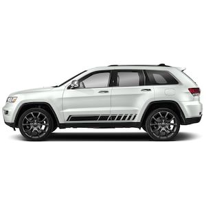 Side Stripes Decal Sticker Compatible with Jeep Grand Cherokee Hemi 2011 - 2021 WK2 SUV WK